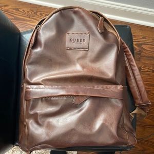 100% leather Guess backpack